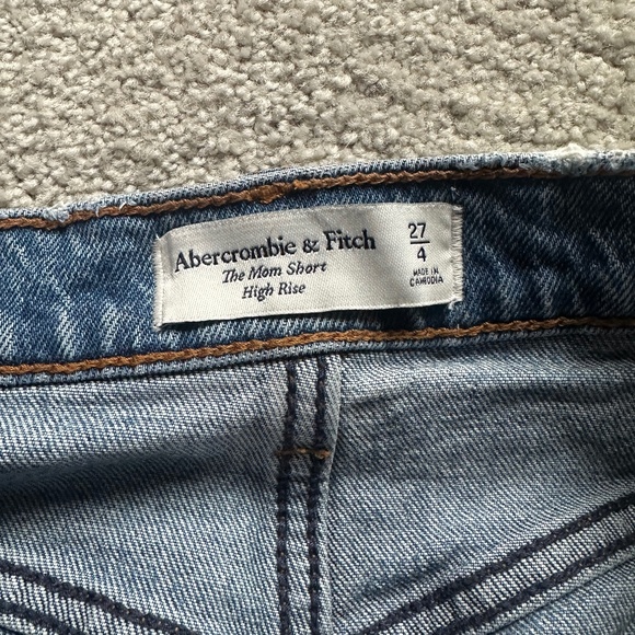 Abercrombie High Rise Mom Short Sz 27/4 - Picture 4 of 4